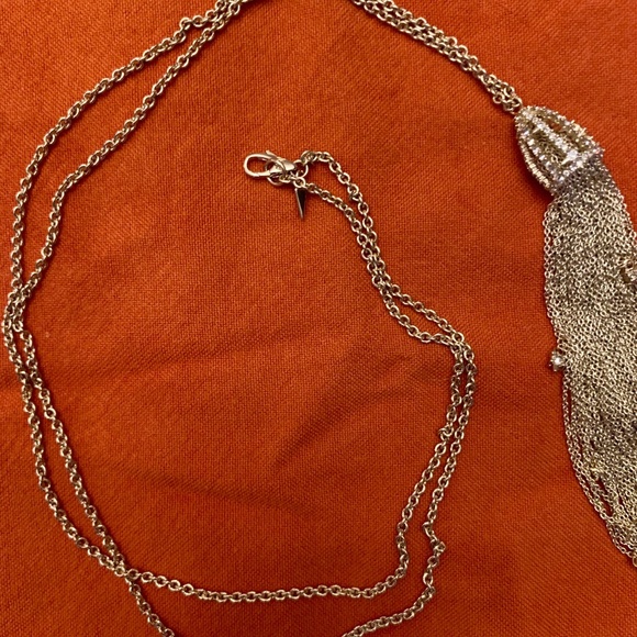 NEW! Alexis Bittar Gold Cascading Tassel Necklace - Picture 4 of 4